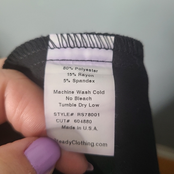 Rock Steady Swing Flare Black and Red Pinup Halter Dress - Picture 8 of 8